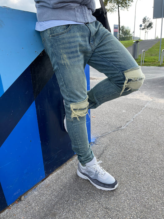 Biker jeans blue