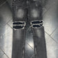 Biker jeans black